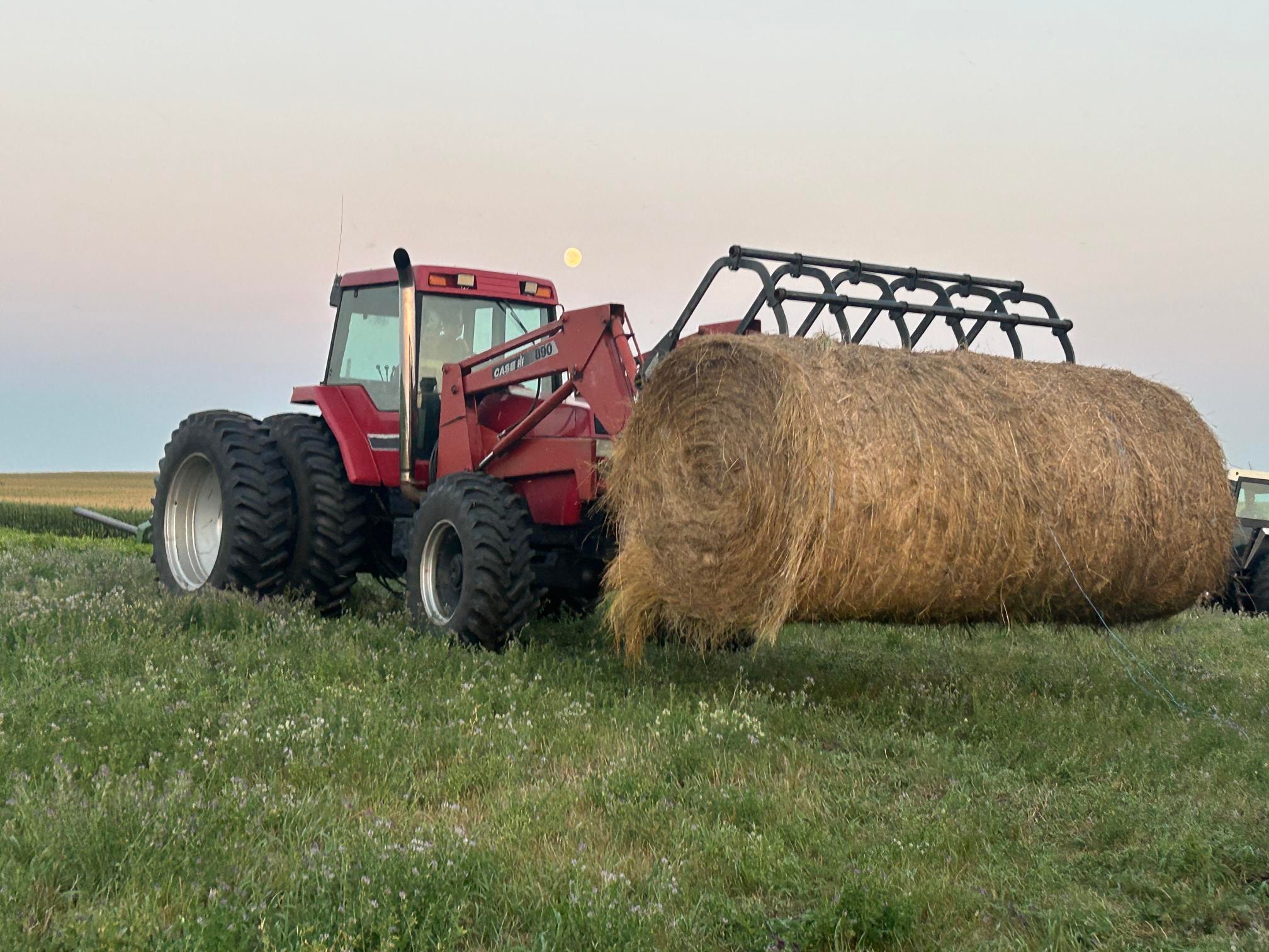 Farm loader grapple